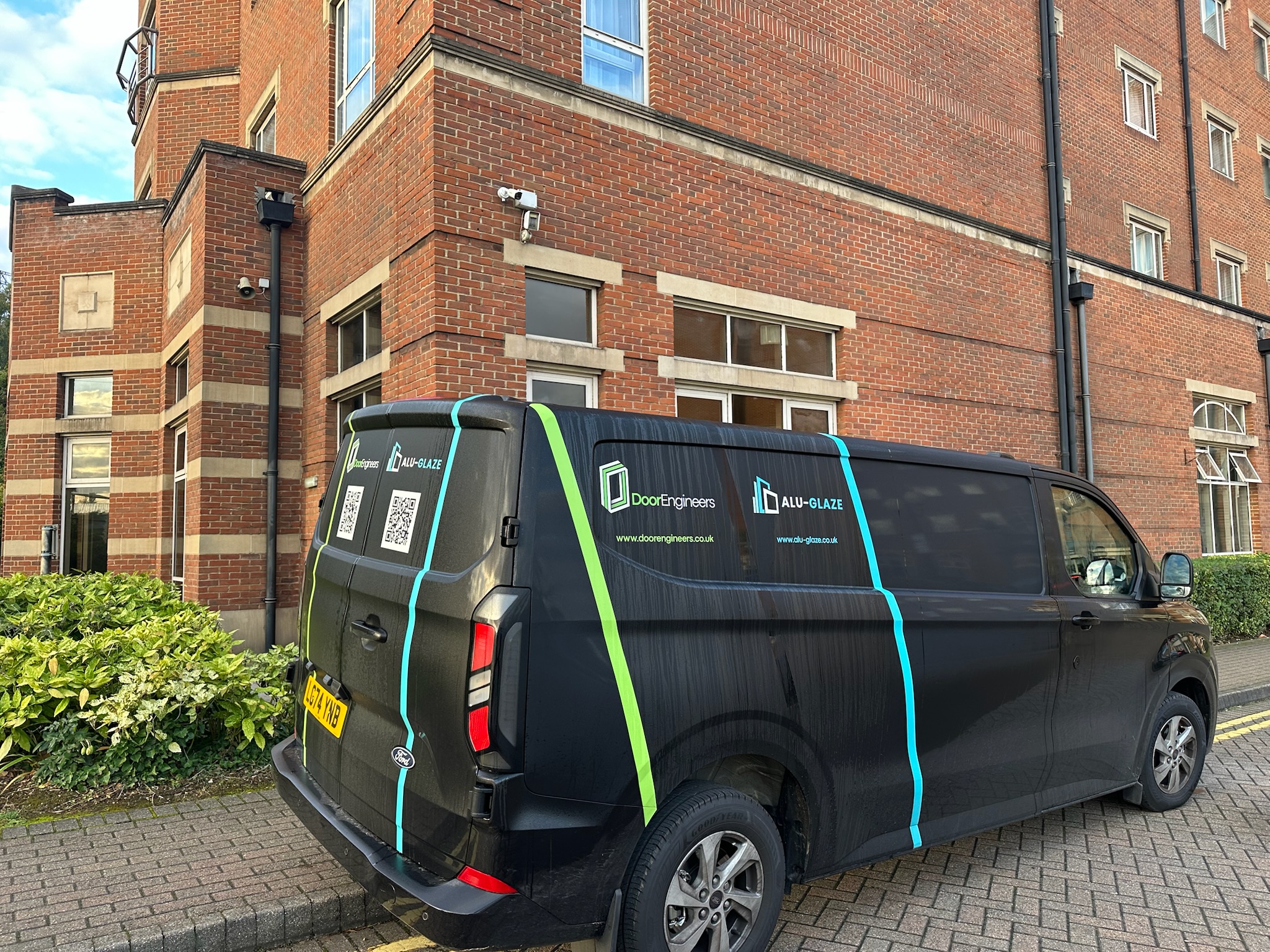 Door Engineers team preparing and assessing site requirements before works