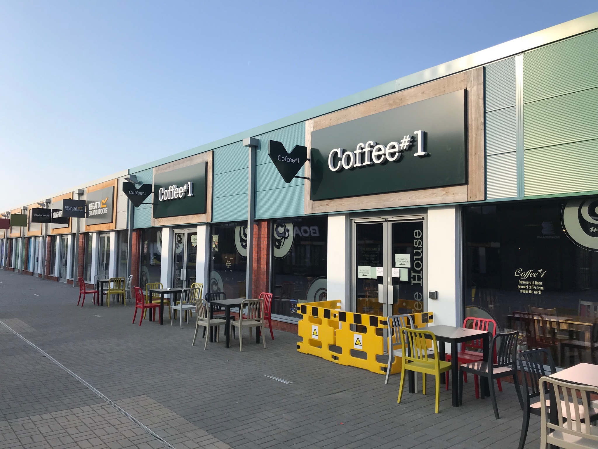 Commercial retail frontage maintained by Door Engineers