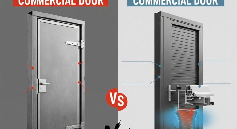 Steel vs. Aluminium Commercial Doors